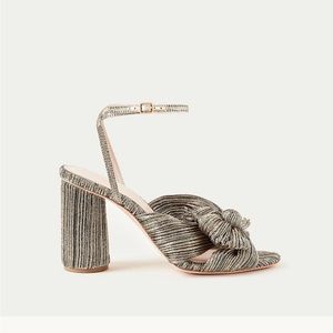 NEW IN BOX 6.5 Women’s Loeffler Randal Camellia Heels Dark Gold